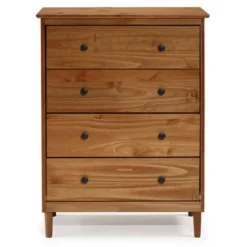 Stiva Classic Mid-Century Modern Vertical 4 Drawer Dresser - Saracina Home 11 Stiva Classic Mid-Century Modern Vertical 4 Drawer Dresser - Saracina Home -Living Room Furniture Store GUEST 7d52ef34 1e46 4920 a3a1 34d91177eaef