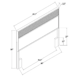 Wood & Cane Transitional Headboard - Hearth & Hand™ With Magnolia -Living Room Furniture Store GUEST 80627b94 92e4 48a9 a766 37f507ba73be