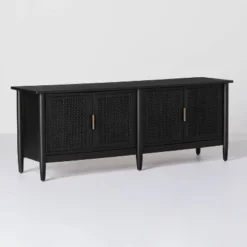Wood & Cane Media Console - Hearth & Hand™ With Magnolia -Living Room Furniture Store GUEST 8c214c83 72c3 4b2c 9fb2 be4d35e92388