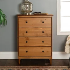Stiva Classic Mid-Century Modern Vertical 4 Drawer Dresser - Saracina Home 13 Stiva Classic Mid-Century Modern Vertical 4 Drawer Dresser - Saracina Home -Living Room Furniture Store GUEST 8d80b7b0 7a6b 40f6 8fc7 edeb7656d79f