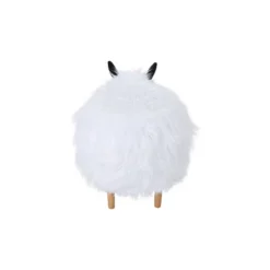 Levi Furry Yak Ottoman - Christopher Knight Home -Living Room Furniture Store GUEST 8dde9e87 9070 454a a0bf 68edeab3f024
