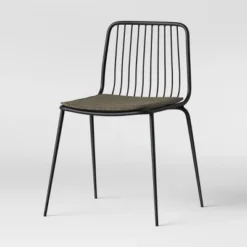 Set Of 2 Sodra Rounded Seat Wire Dining Chair Black - Threshold™ -Living Room Furniture Store GUEST 8effce97 e2dc 4fb7 9099 59ec57f76588