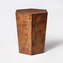 Ogden Burled Wood Accent Table - Threshold™ Designed With Studio McGee -Living Room Furniture Store GUEST 8fa15145 93ae 43f4 9af7 b064f9a32d65