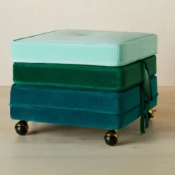 Marin Stackable Pouf With Casters - Opalhouse™ Designed With Jungalow™ -Living Room Furniture Store GUEST 9021f050 cd48 4a39 99ce ff3529715dfb