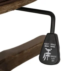 Coulee Contemporary Upholstered Roll Back Swivel Office Chair Dark Brown/Natural - Christopher Knight Home -Living Room Furniture Store GUEST 938a63e5 34a7 4889 a8d5 569f6a83ccb7