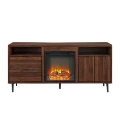 Ronan Modern Storage With Electric Fireplace TV Stand For TVs Up To 65" - Saracina Home -Living Room Furniture Store GUEST 93dd38fe aa8e 49a4 bb1a 22b786b9df2d