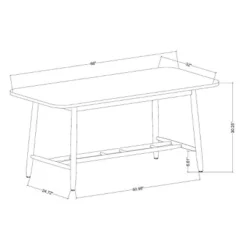 Shaker Dining Table - Natural - Hearth & Hand™ With Magnolia -Living Room Furniture Store GUEST 9464db63 6fbb 4d64 91f7 7d79e13f5a9e