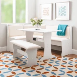 Penrose Storage Nook Dining Set - Linon -Living Room Furniture Store GUEST 94d6d897 8045 4d6f b6f8 917facd3a5b5