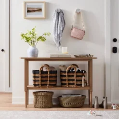 Gretna Narrow Console Table Natural - Threshold™ -Living Room Furniture Store GUEST 94eb8c76 77dd 4947 a174 c95e76f2a795