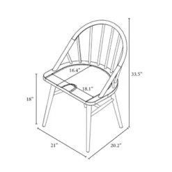 2pk Adwolf Rounded Spindle Dining Chairs Black - Threshold™ 15 2pk Adwolf Rounded Spindle Dining Chairs Black - Threshold™ -Living Room Furniture Store GUEST 9717f7b7 7377 4009 b5b2 b90142c847de