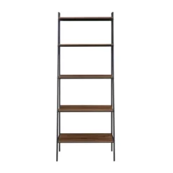 72" Open Storage Ladder Bookshelf - Saracina Home -Living Room Furniture Store GUEST 9855a892 7e70 4e0d 80bd e596faed8ed0