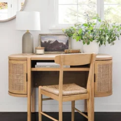 Logan Wood Dining Chair With Woven Seat - Threshold™ Designed With Studio McGee 19 Logan Wood Dining Chair With Woven Seat - Threshold™ Designed With Studio McGee -Living Room Furniture Store GUEST 9976a675 ca2f 41a0 a6ef 4a5d3b594485