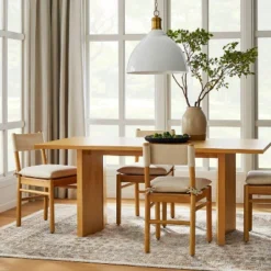 Bell Canyon Solid Wood Dining Table Natural - Threshold™ Designed With Studio McGee