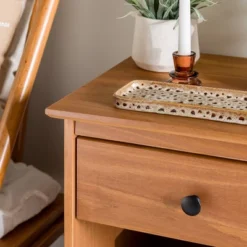 Stiva Classic Mid-Century Modern 1 Drawer Nightstand - Saracina Home -Living Room Furniture Store GUEST 9c39c678 b1e2 401c 9dfd 10c2f36aa229