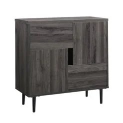 Modern Accent Cabinet With Color Pop Interior - Saracina Home -Living Room Furniture Store GUEST 9cf1d42d 1356 4567 8eea 2b7fd1a4324b