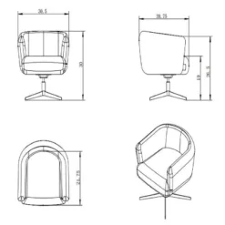 Morpho Swivel Armchair - Threshold™ -Living Room Furniture Store GUEST a3b3d07e 0d72 4668 abc8 9eef5cda41b8