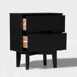 Mid-Century Modern Wood Nightstand - Saracina Home -Living Room Furniture Store GUEST a49f45e0 1fa8 4d59 a9d4 46994240cbf1