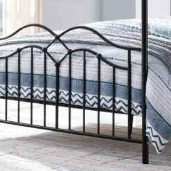 Queen Earhart Traditional Iron Canopy Bed - Christopher Knight Home -Living Room Furniture Store GUEST a64086b7 771c 4544 afa9 ac95b2e25c85