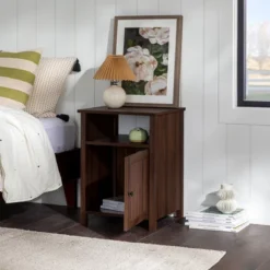 Georgia Single Door Storage Nightstand - Saracina Home -Living Room Furniture Store GUEST ab531eff 1655 4f5b 91fc 645d5a45fe06