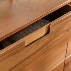 Mid-Century Modern Groove Wood 6 Drawer Dresser - Saracina Home 32 Mid-Century Modern Groove Wood 6 Drawer Dresser - Saracina Home -Living Room Furniture Store GUEST acae644a 11b4 4991 825d c7f6901a557e