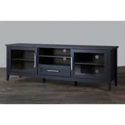 Espresso Finished 1 Drawer TV Stand For TVs Up To 70" Dark Brown - Baxton Studio -Living Room Furniture Store GUEST aeb4c276 5c40 4900 87d0 5dab021d79b2