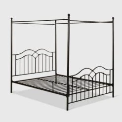 Queen Earhart Traditional Iron Canopy Bed - Christopher Knight Home -Living Room Furniture Store GUEST af06fb07 67ee 4756 96c5 8f436be8d46d