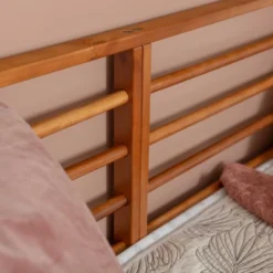 Mid Century Modern Solid Wood Spindle Daybed - Saracina Home -Living Room Furniture Store GUEST af1c9108 875a 4c52 90d1 f1c92de79242