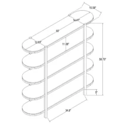 57" Portola Hills 5 Shelf Horizontal Bookcase - Threshold™ Designed With Studio McGee 20 57" Portola Hills 5 Shelf Horizontal Bookcase - Threshold™ Designed With Studio McGee -Living Room Furniture Store GUEST b0ffd2cc a3d5 4cfa 8018 6df7d8fb0ee4