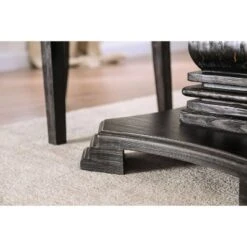 Buckley Round Dining Table White/Black - HOMES: Inside + Out -Living Room Furniture Store GUEST b3b14cbc 9360 4892 8cc6 55d562aa5db5