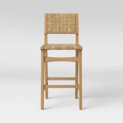 Ceylon Woven And Wood Barstool - Threshold™ -Living Room Furniture Store GUEST b47c260b 137b 44bc 8227 ee206ab69657