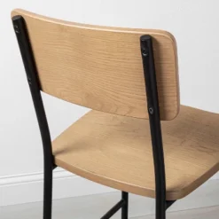 Wood & Steel Counter Stool -Natural/Black - Hearth & Hand™ With Magnolia -Living Room Furniture Store GUEST b498780f acb6 439a 8075 5ebbe2789791