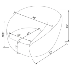 Swivel Accent Chair - Room Essentials™ -Living Room Furniture Store GUEST ba44349c 1ec8 4fc6 a351 c93a6f2267d2