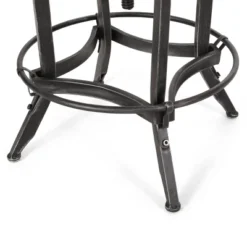 2pc Farmdale Industrial Firwood Adjustable Height Swivel Counter Height Barstools Antique Natural/Pewter - Christopher Knight Home -Living Room Furniture Store GUEST bbd5f51a c391 4c34 ba82 734baadc6ab1