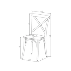 Set Of 2 Malden French Bistro Dining Chair Black - Threshold™ -Living Room Furniture Store GUEST be93dcf6 6a27 4d9e 83a8 3927be01d462