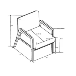 Upholstered Wood Framed Accent Arm Chair - Hearth & Hand™ With Magnolia 19 Upholstered Wood Framed Accent Arm Chair - Hearth & Hand™ With Magnolia -Living Room Furniture Store GUEST c03e3009 dba3 4cc5 b876 4cc51b19cd37