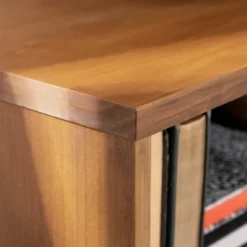 Cara Mid-Century Modern 3 Drawer TV Stand For TVs Up To 65" - Saracina Home -Living Room Furniture Store GUEST c0771c8f 1199 4b9d aa3f 8f005f897cbe