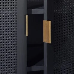 66" East Bluff Woven Cabinet Black - Threshold™ Designed With Studio McGee 11 66" East Bluff Woven Cabinet Black - Threshold™ Designed With Studio McGee -Living Room Furniture Store GUEST c257520a eec7 407a b715 3ee6acc782cd