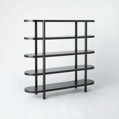 57" Portola Hills 5 Shelf Horizontal Bookcase - Threshold™ Designed With Studio McGee 13 57" Portola Hills 5 Shelf Horizontal Bookcase - Threshold™ Designed With Studio McGee - Image 11
