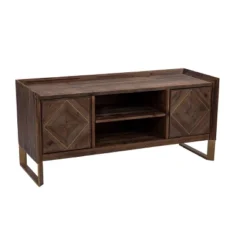 Glacerad Reclaimed Wood Media Console For TVs Upto 50" Brown - Aiden Lane -Living Room Furniture Store GUEST c5ca11b1 d694 4204 b4c7 035d6a35a4c8
