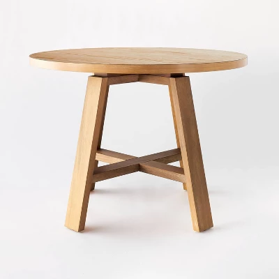 42" Linden Round Wood Dining Table - Threshold™ Designed With Studio McGee 4 42" Linden Round Wood Dining Table - Threshold™ Designed With Studio McGee - Image 2