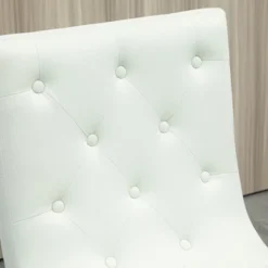 HOMCOM Bar Stools Set Of 2, Swivel Bar Chairs, 25.5" High Fabric Tufted Breakfast Barstools For Kitchen Counter, Cream White 9 HOMCOM Bar Stools Set Of 2, Swivel Bar Chairs, 25.5" High Fabric Tufted Breakfast Barstools For Kitchen Counter, Cream White -Living Room Furniture Store GUEST c6894d97 b617 48f0 a8ab de2d9f3bba9e