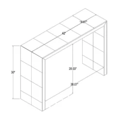 Ogden Burled Wood Console Table - Threshold™ Designed With Studio McGee -Living Room Furniture Store GUEST c9d87896 2f67 4a2a 9ba3 39f9f44679da