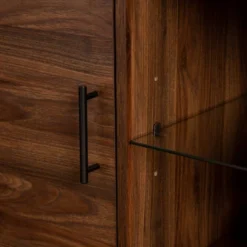 2 Door Mid-Century Modern Wood Storage TV Stand For TVs Up To 80" - Saracina Home -Living Room Furniture Store GUEST ce07f8dd f7aa 472e 9d1b c5ccbfbdb138