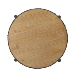 2pc Farmdale Industrial Firwood Adjustable Height Swivel Counter Height Barstools Antique Natural/Pewter - Christopher Knight Home -Living Room Furniture Store GUEST d16408db a7d7 417b a188 15ded7353b29