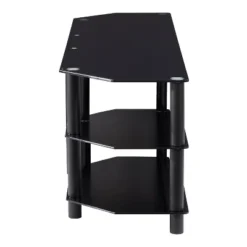 Travers Open Shelves TV Stand For TVs Up To 82" Black - CorLiving -Living Room Furniture Store GUEST d2a2c665 da1c 4caa 9f6c 79c6f6aec05b