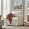 Vivian Park Upholstered Swivel Chair Cream - Threshold™ Designed With Studio McGee -Living Room Furniture Store GUEST d2f62ae4 c95c 4a87 8460 00da4577b979
