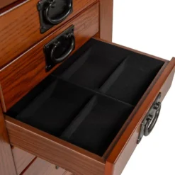 Delia Jewelry Armoire Brown - Powell Company -Living Room Furniture Store GUEST d721b5ff 130d 44c8 8b21 229fb62b7222