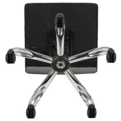 Emma And Oliver Low Back Designer Armless Ribbed Swivel Task Office Chair -Living Room Furniture Store GUEST da5625f1 85d6 460b b3de 25004d23fbd9