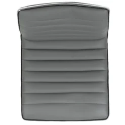 Emma And Oliver Low Back Designer Armless Ribbed Swivel Task Office Chair -Living Room Furniture Store GUEST da83fed5 bf5f 4dd2 bfe7 dd2794da3f9f