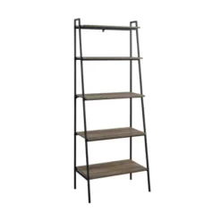 72" Open Storage Ladder Bookshelf - Saracina Home -Living Room Furniture Store GUEST dddf099f c715 4168 ae74 2f35cfd732ba
